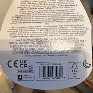 Jazwares Squishmallows Stuffed Animal - White and Gray